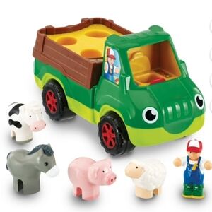 Box#15 Freddie Farm Truck w/ Farm Hand & Animals, Fireball Frankie & Daisy Cars